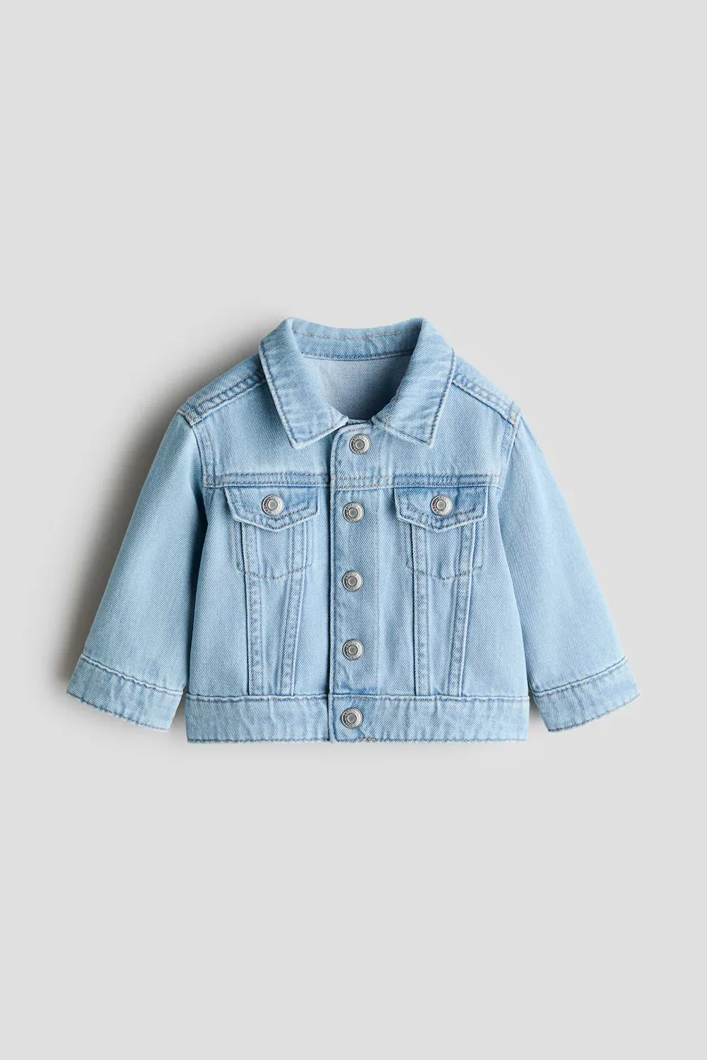 Джинсовая куртка H&M, Helles Denimblau
