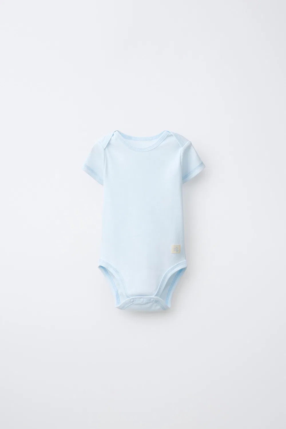 Набор из 5 боди с короткими рукавами и этикеткой. ZARA, Blue — фото 2