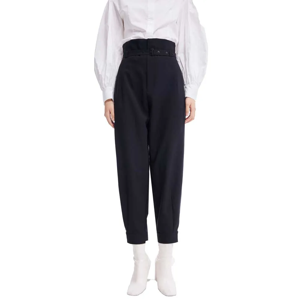

Брюки Lily Lace Up Slim Fit, черный