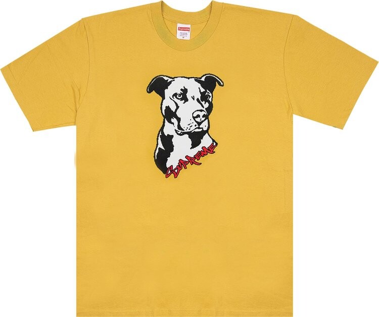

Футболка Supreme Pitbull Tee 'Acid Yellow', желтый