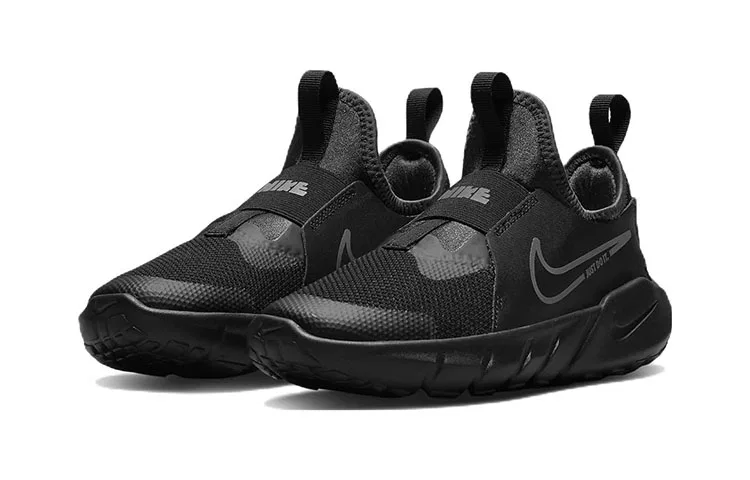 Детские кроссовки без шнурков Flex Runner 2 Nike, Black — фото 4