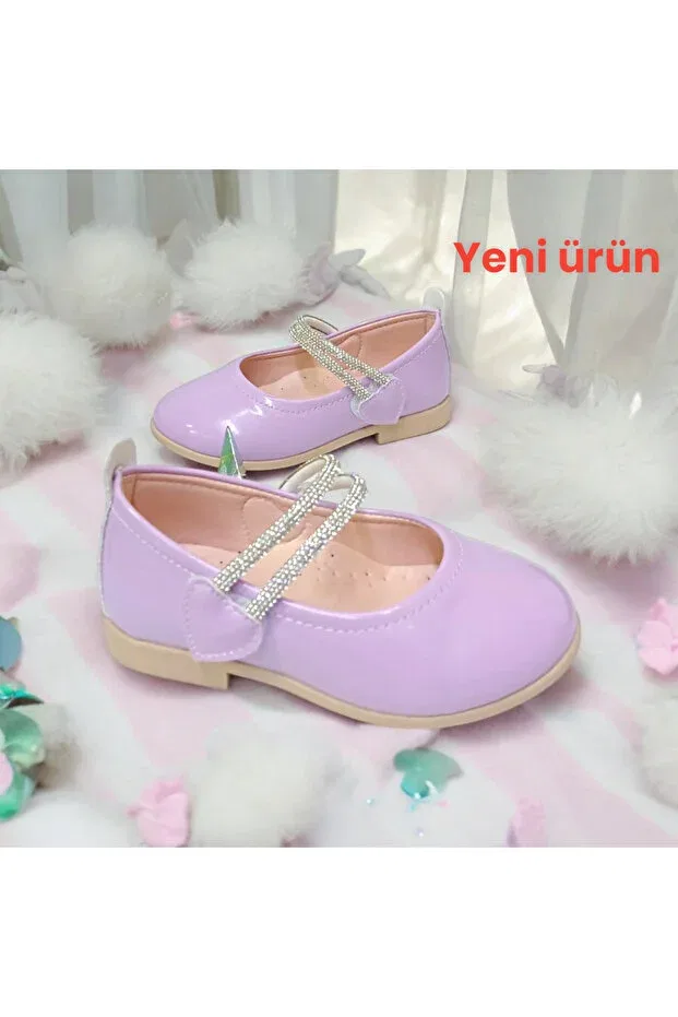 Детские балетки для девочек с ортопедической стелькой Patik Bebe, Lilac