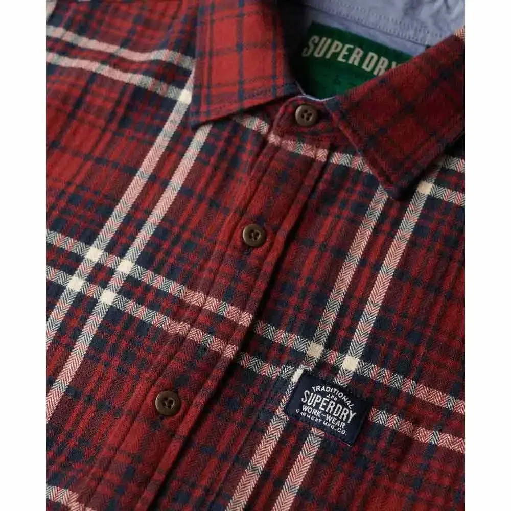 Рубашка с длинным рукавом M4011047A Superdry, красный — фото 2