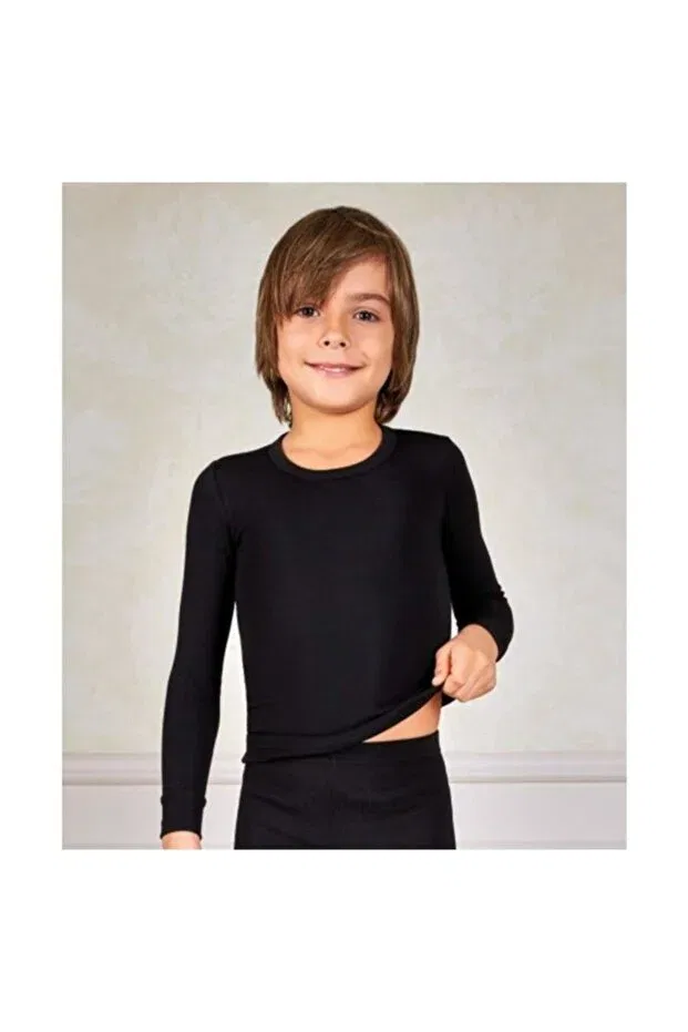 Детское термобелье с длинным рукавом Bejamonti Chocolate Baby Kids, Black