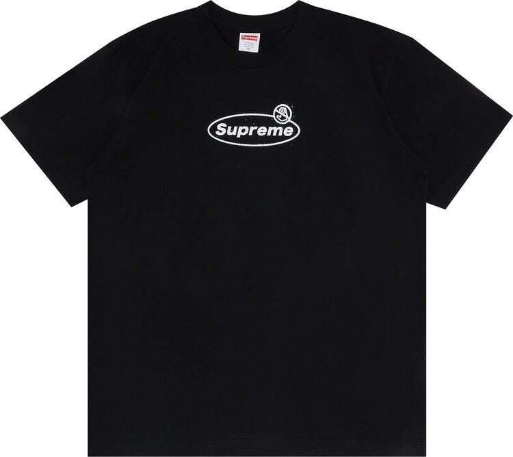 

Футболка Supreme Warning Tee 'Black', черный