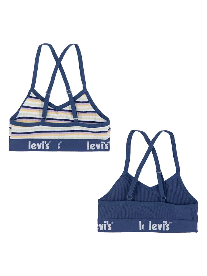 Бюстгальтер без рукавов комплект 2 шт Levi'S Kids, синий — фото 2