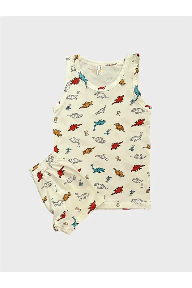 Детский комплект для мальчиков с принтом Boxer Shorts Generic Brands, Ecru