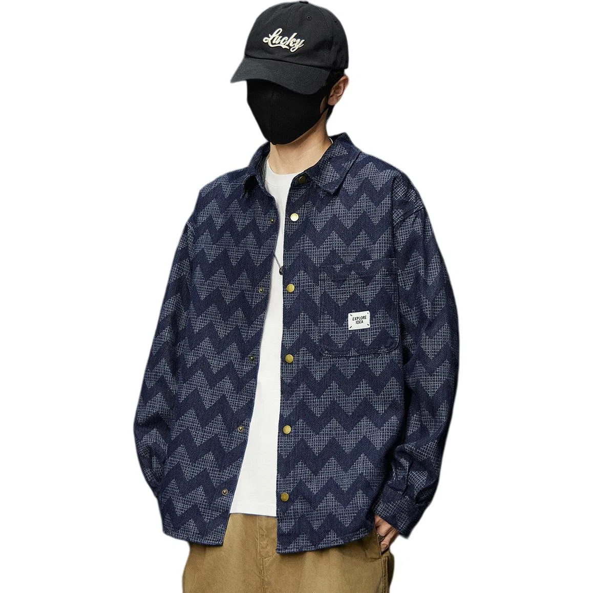 Детская рубашка джинсовая Tonlion, Medium Blue