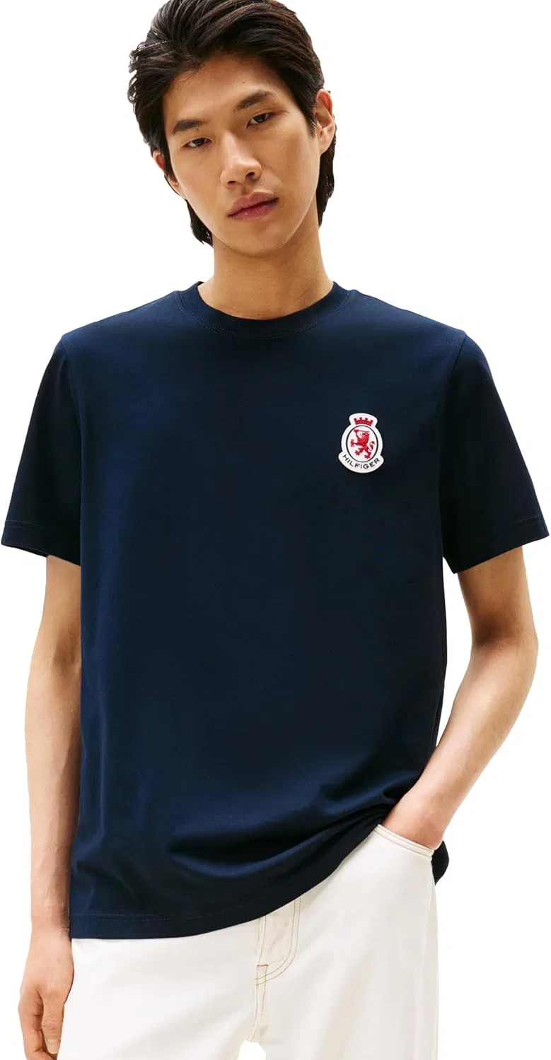 Мужская футболка с логотипом Tommy Hilfiger, Desert Sky