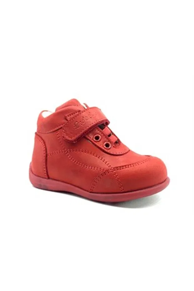 Детские сапоги для девочек с плоской подошвой Nubebe, Red
