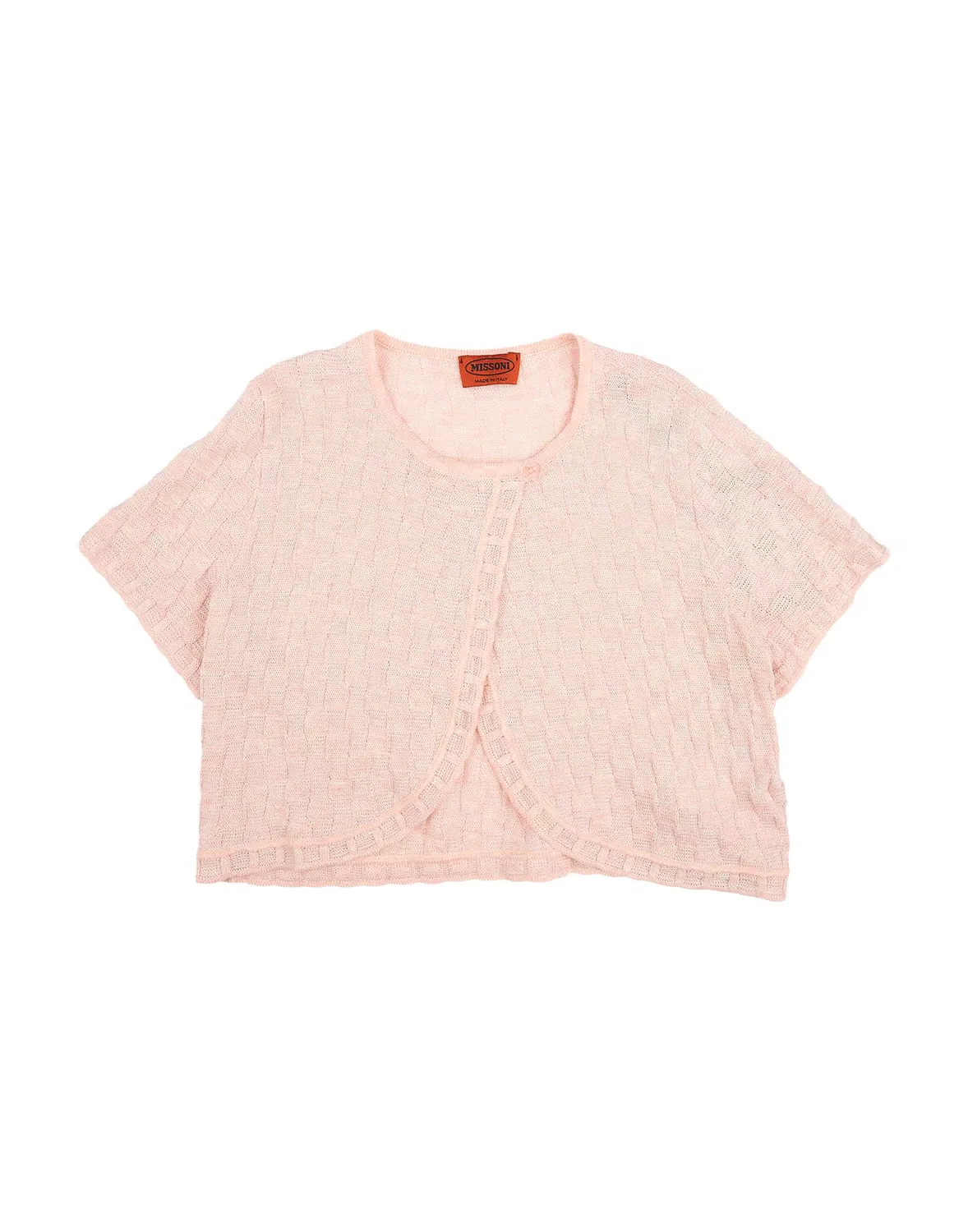 Водолазка для девочек с коротким рукавом Missoni, Light Pink