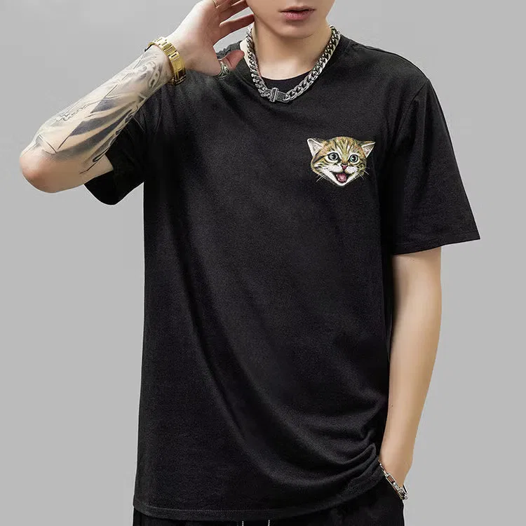 Футболка с принтом Cat Scratch Nike, черный — фото 2