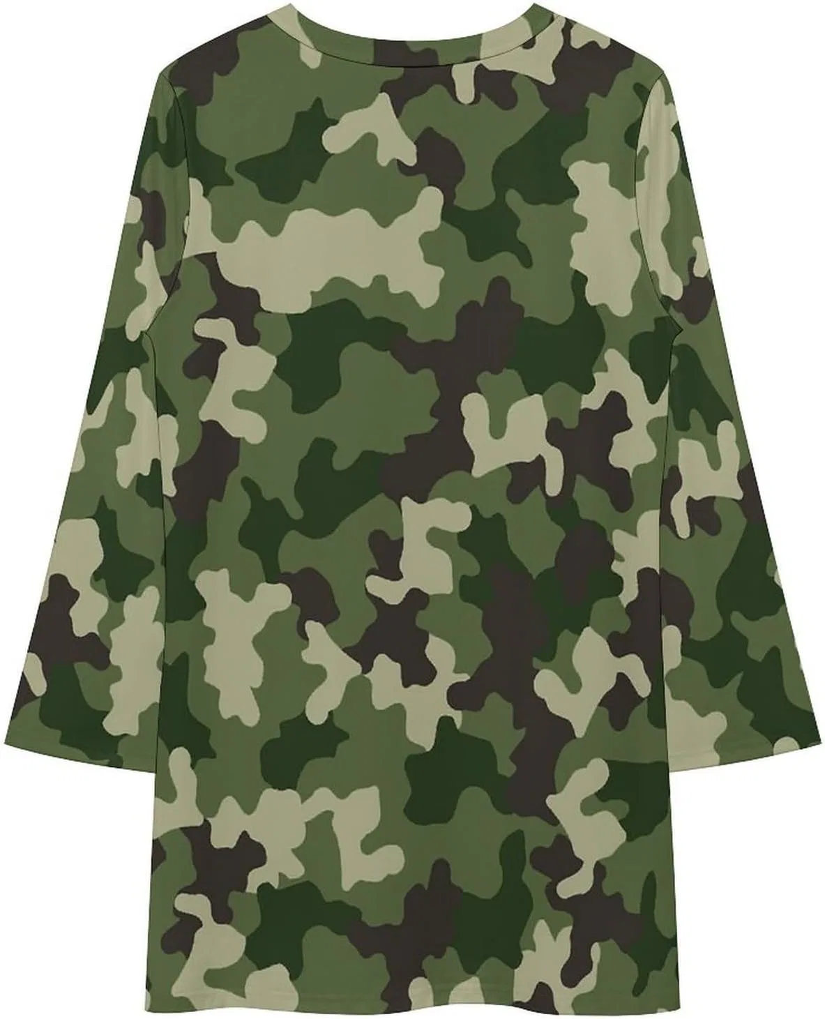 Женское платье-свитшот с камуфляжным принтом dress124, Multicolor — фото 3
