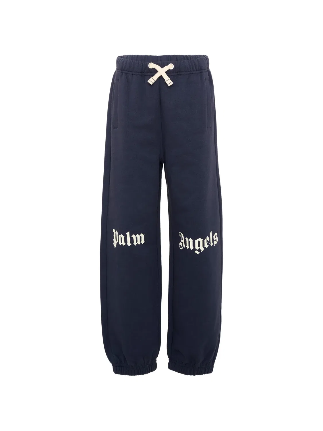 Спортивные брюки с кулиской и логотипом Palm Angels Kids, синий