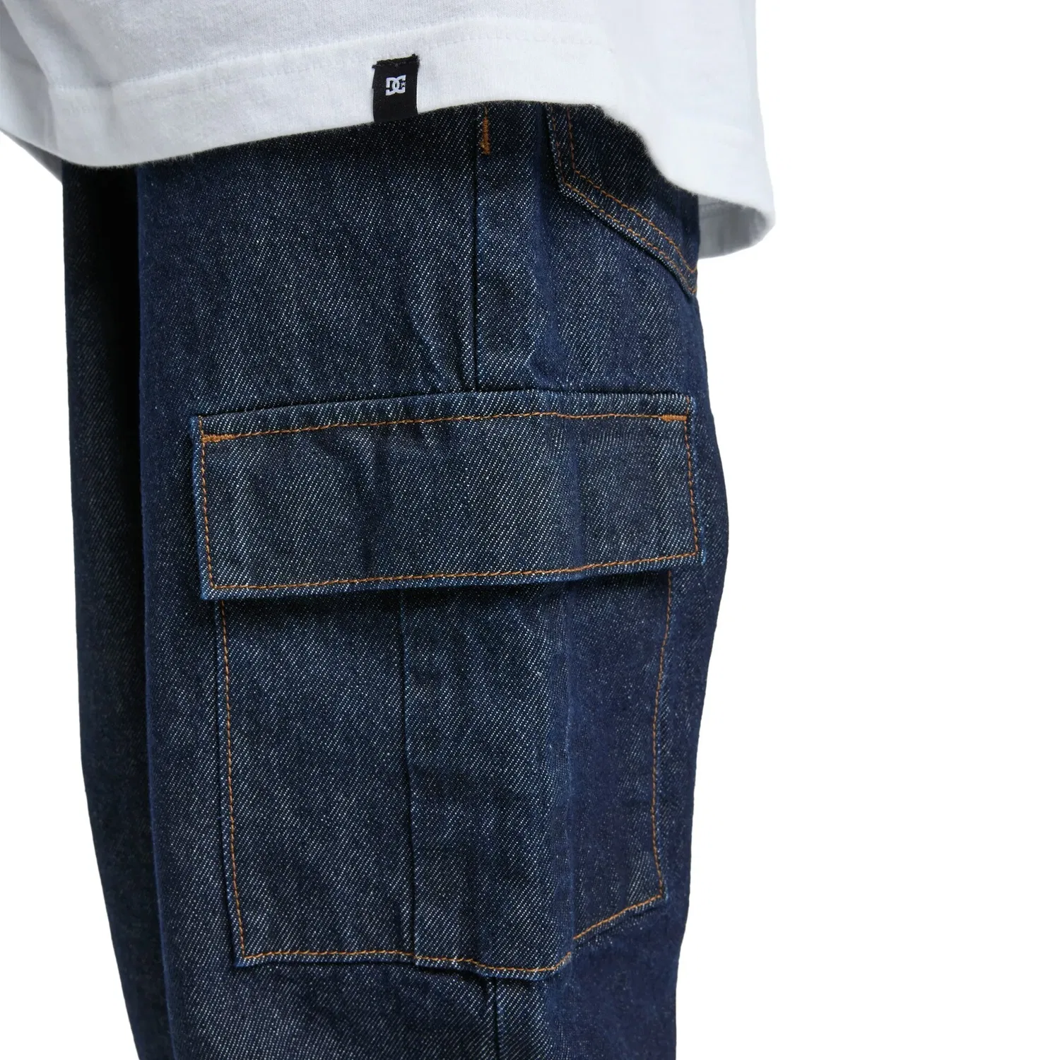 Детские джинсы для мальчиков свободного кроя DC Shoes, Azul Denim — фото 3