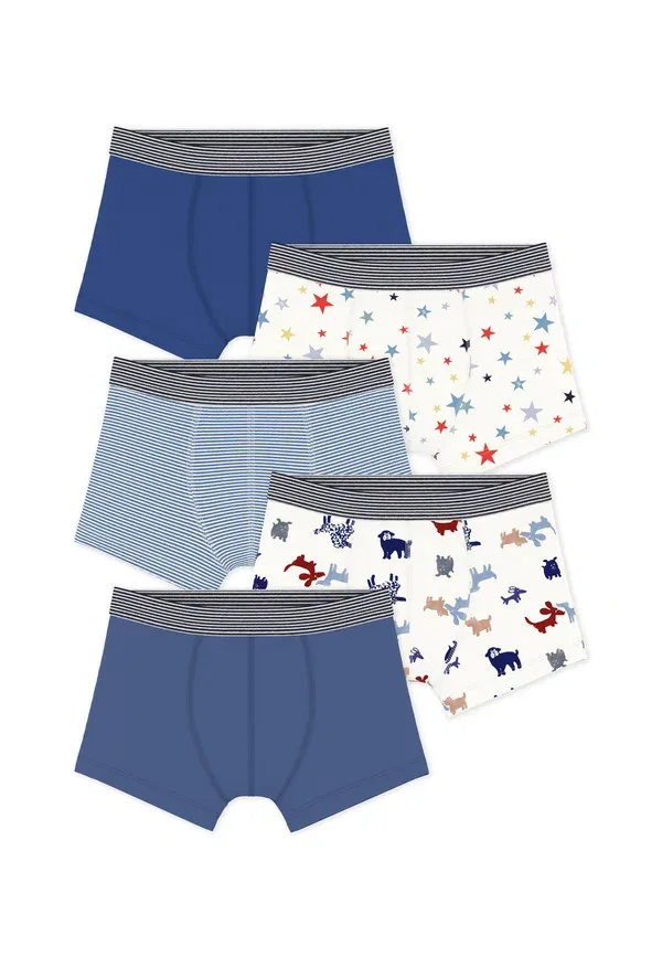 Комплект трусов 5 шт, хлопок, Petit Bateau, Net
