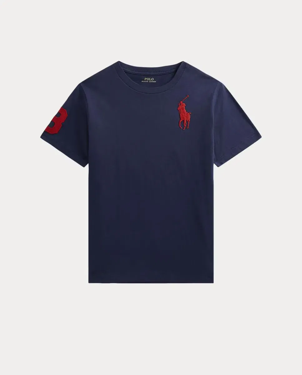 Детская футболка для мальчиков хлопковая Polo Ralph Lauren, Azul Marino — фото 4
