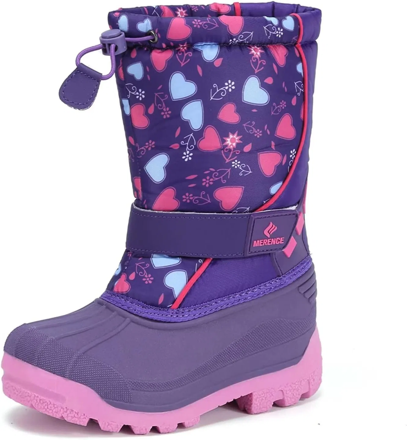 Детские зимние ботинки для девочек с мехом CIOR, Purple