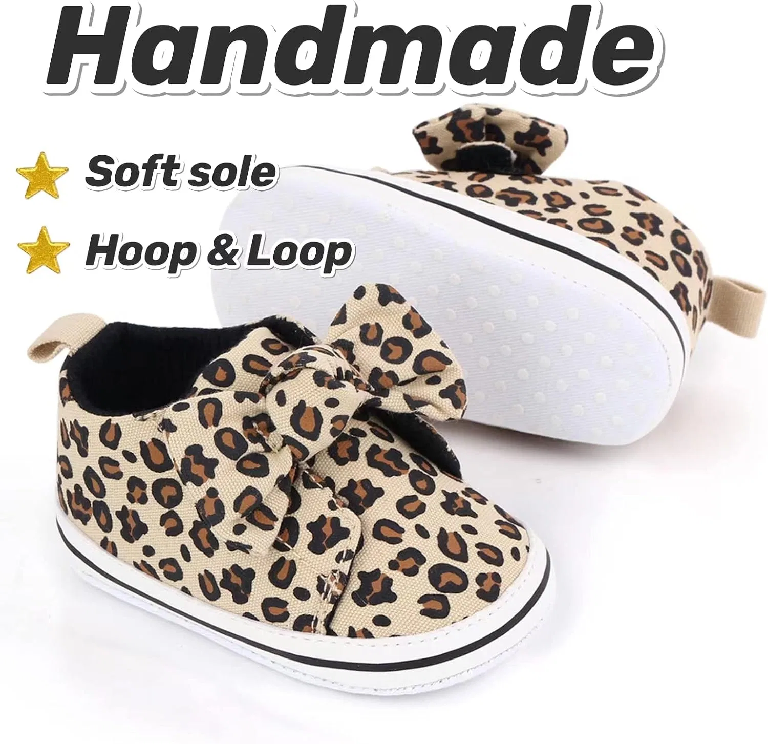Детские кроссовки для девочек с нескользящей подошвой YTWM, Leopard — фото 2