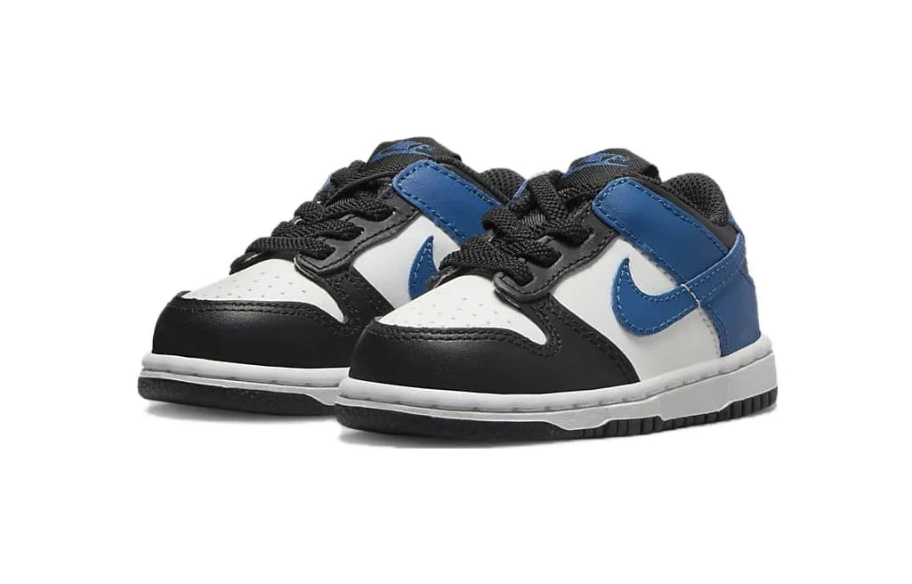 Детские кроссовки Nike Dunk Low Industrial Blue TD, Mountain White/Black/White/Industrial Blue — фото 4