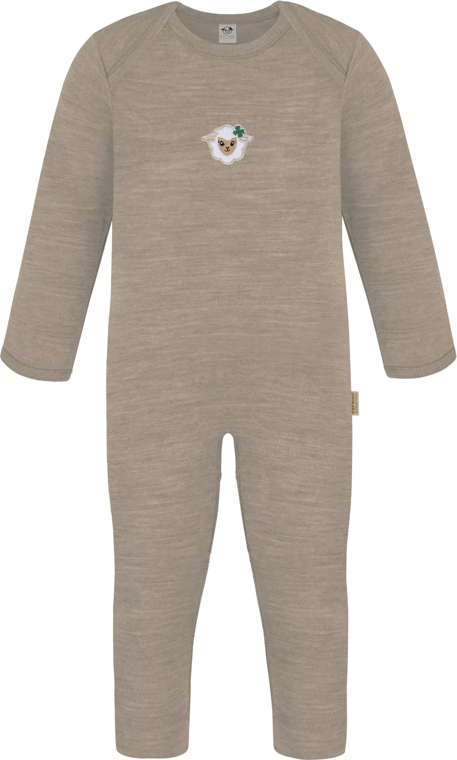 Боди детское из мериносовой шерсти Waverly Normani Outdoor Sports, бежевый