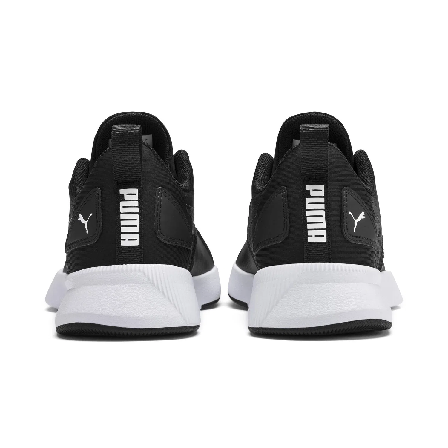 Детские кроссовки с дышащим верхом Flyer Runner Puma, Schwarz Weiss — фото 2