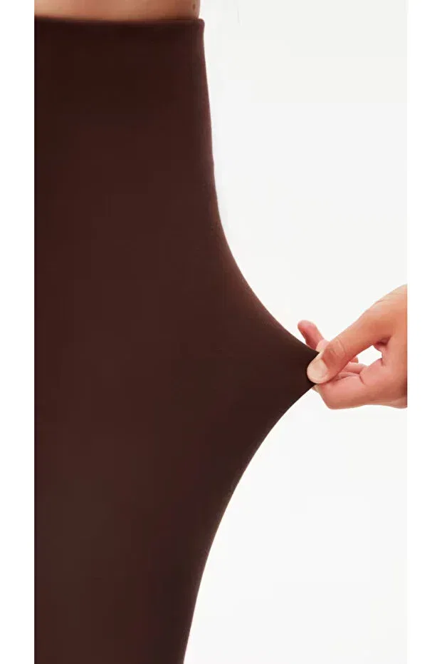 Детские спортивные леггинсы для девочек с длинным штанином Rutbil Sports, Brown — фото 3