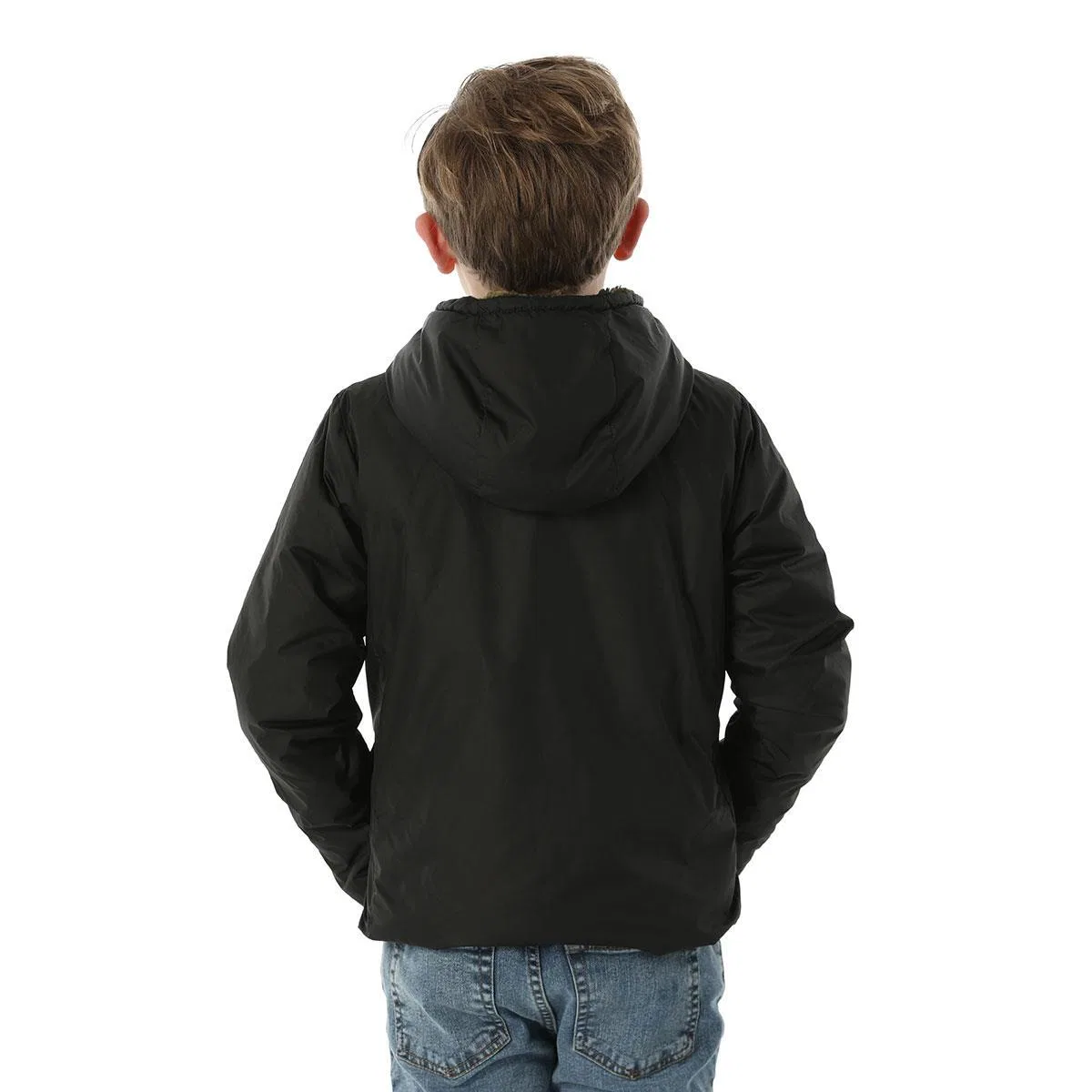 Куртка-реверси с флисом, молодежная, Champ, Helly Hansen, Black — фото 2