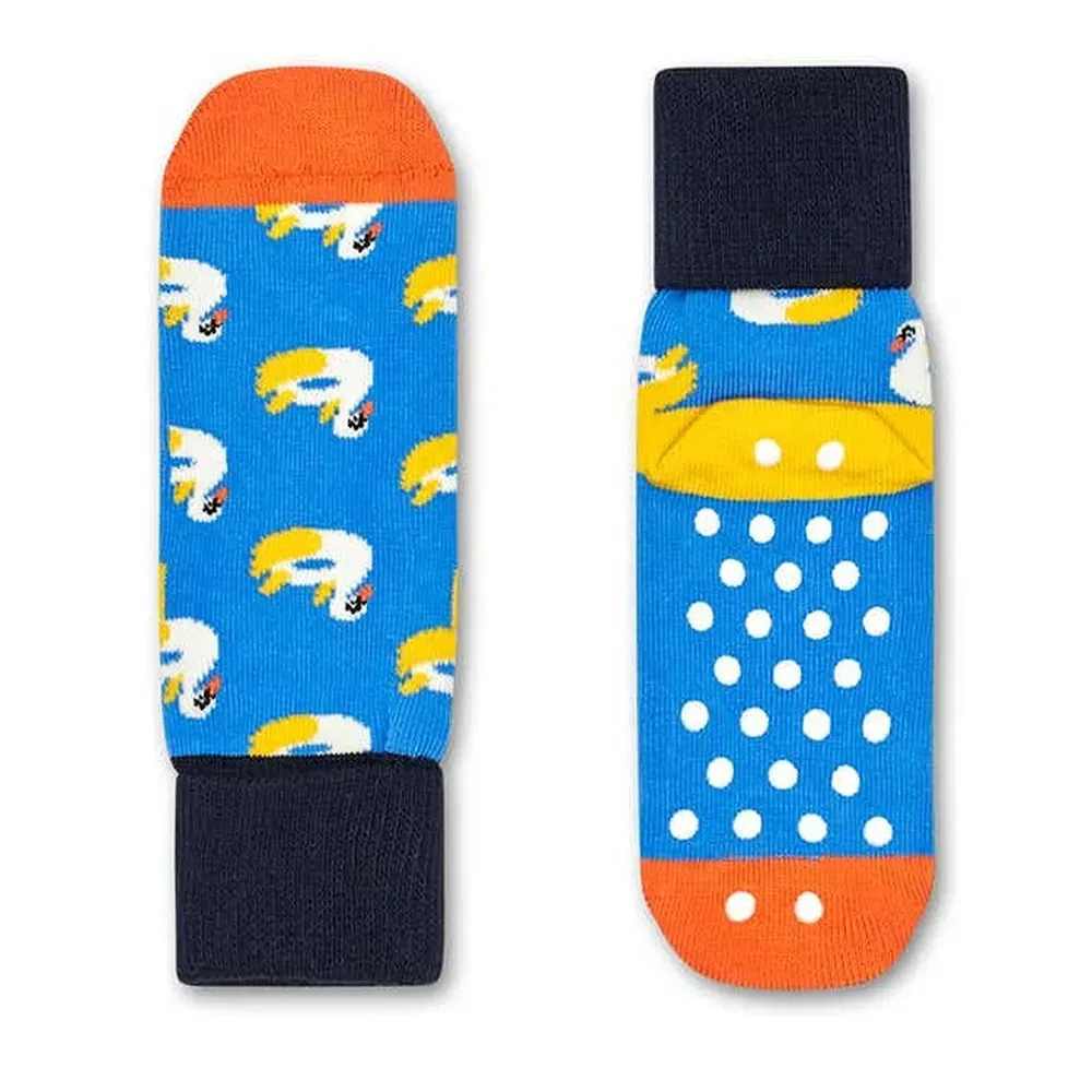 Носки антискользящие Swan Happy Socks, 2 пары, желтый — фото 3