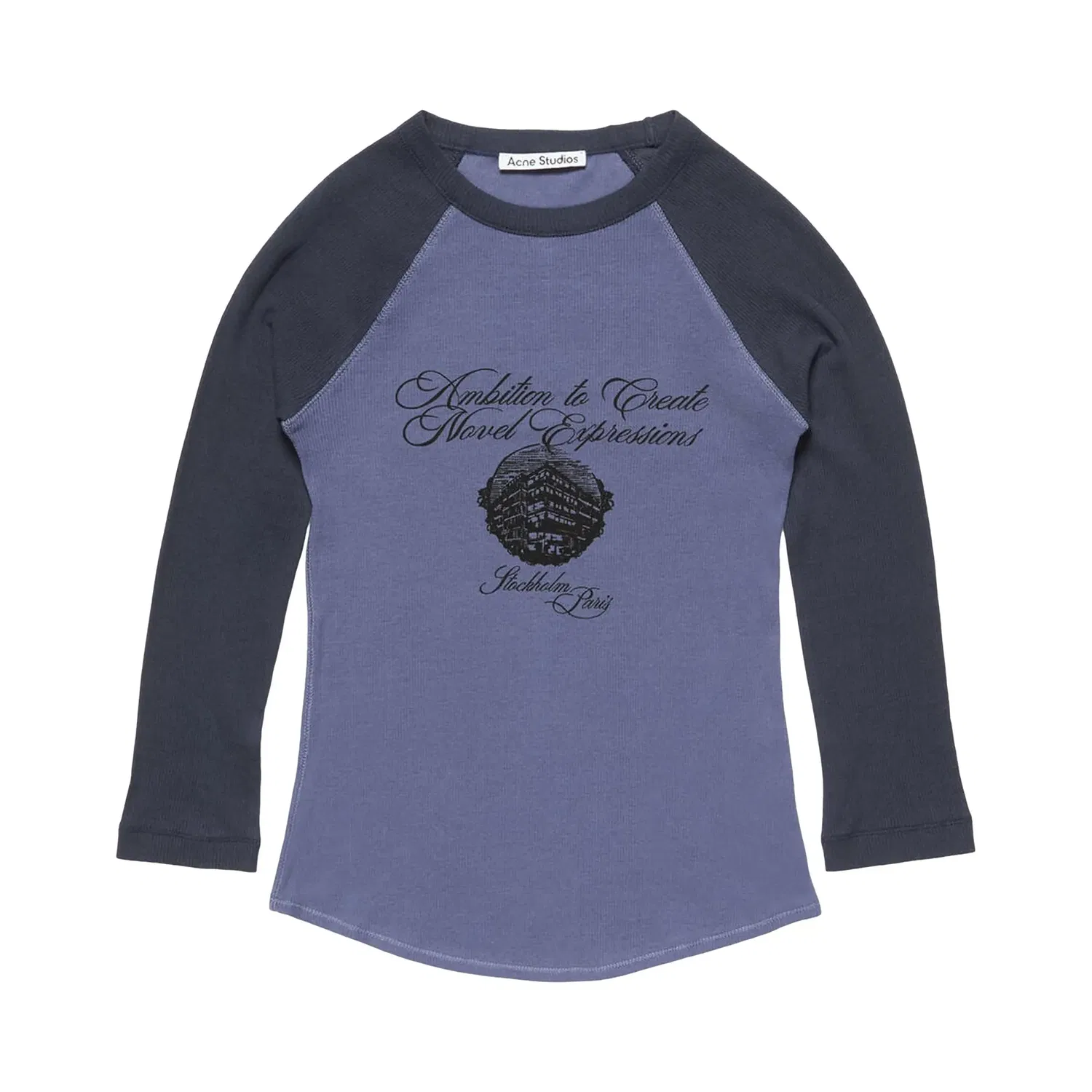 Лонгслив Acne Studios Long-Sleeve, синий