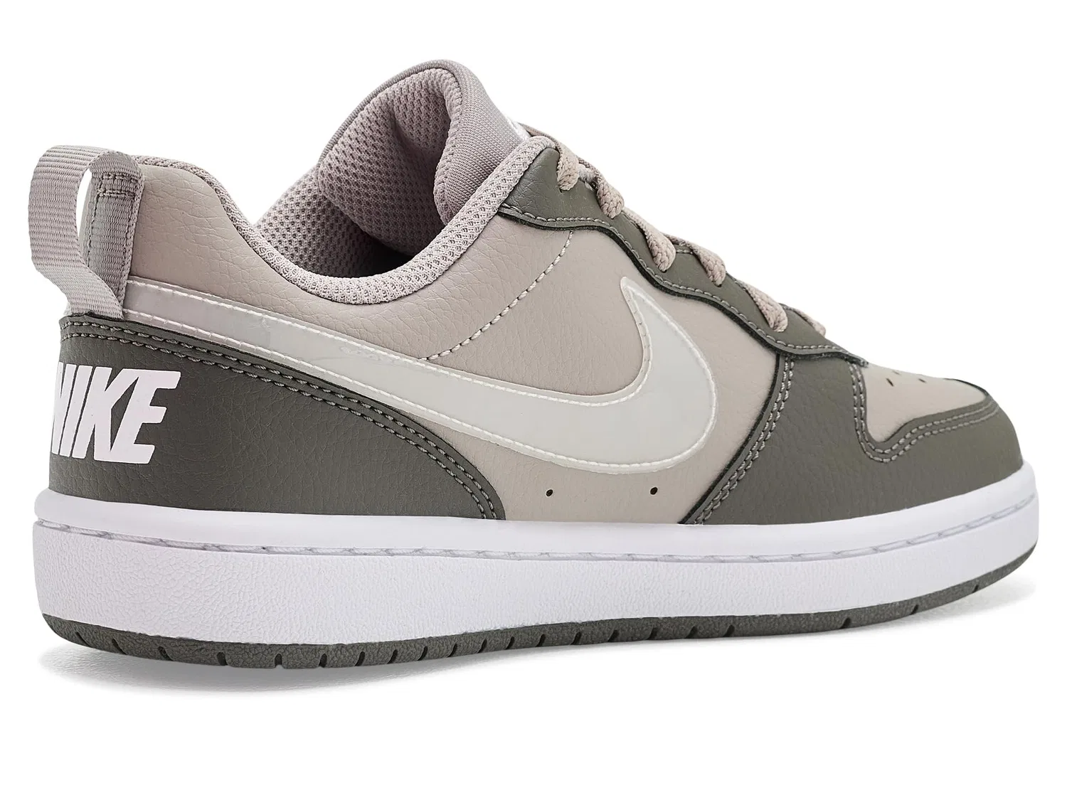 Кроссовки Court Borough Low (для больших детей) Nike Kids, Moon Particle/White/Cave Stone/White — фото 4