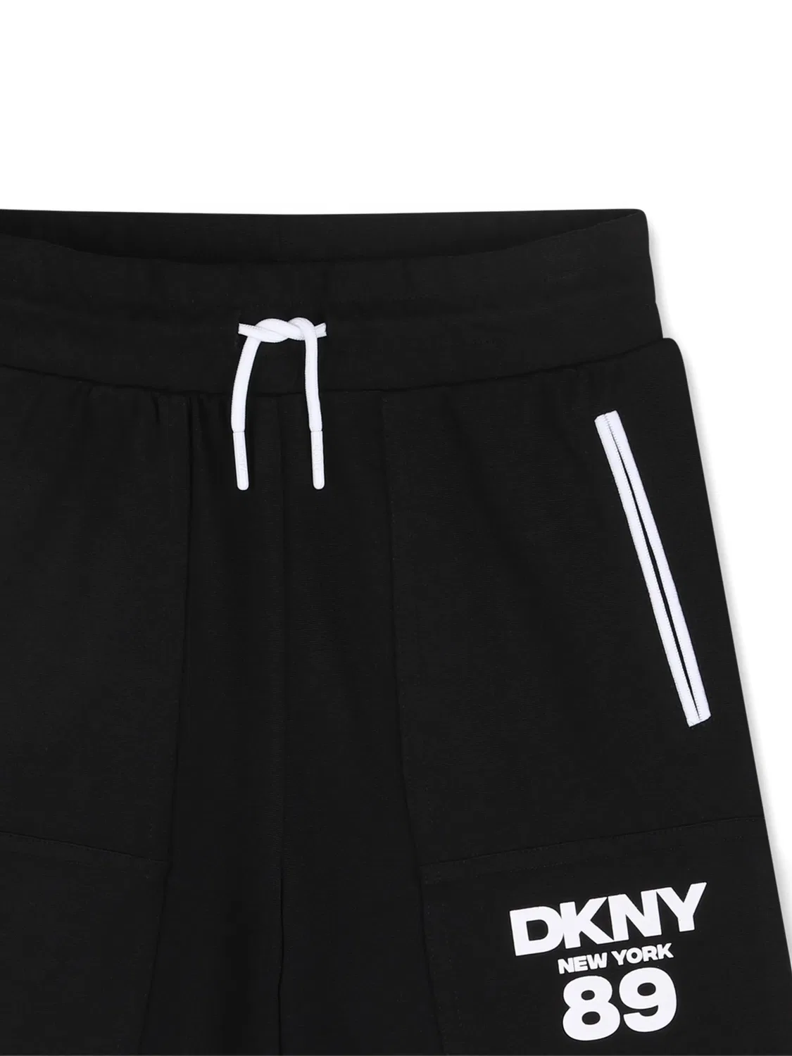 Шорты с логотипом, черные DKNY, черный — фото 2