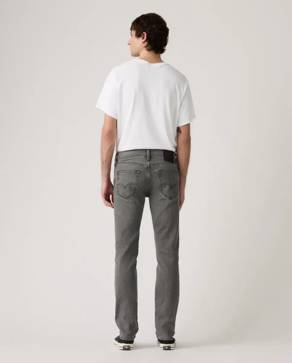 Мужские джинсы slim из смесовой ткани 511 Slim Levi's, Gris — фото 3
