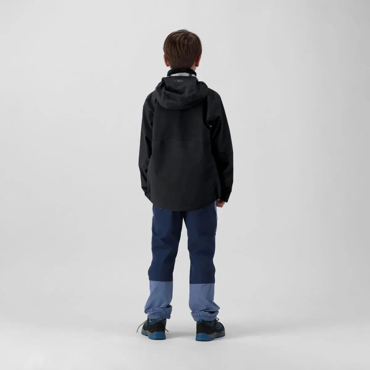 Детская куртка с капюшоном Kid Jacket Fix Hood Cmp, Schwarz Grau — фото 4