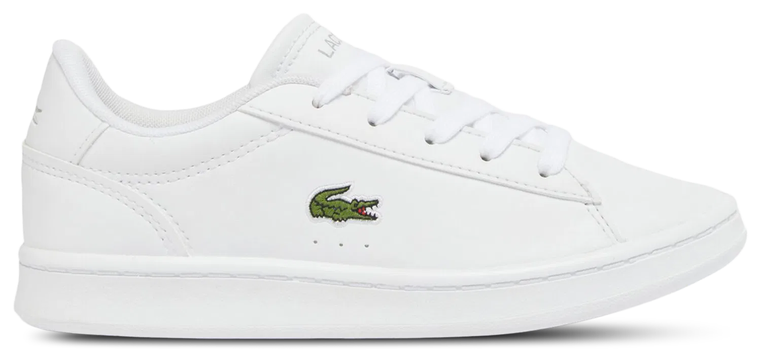 Детские кроссовки для мальчиков с синтетическим верхом Carnaby Set Lacoste, White/White — фото 2