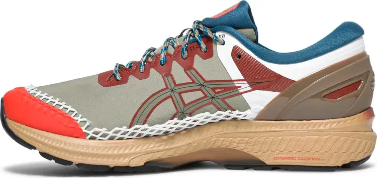 Кроссовки vivienne westwood x gel kayano 27 de 'lichen green brown' Asics, зеленый — фото 4