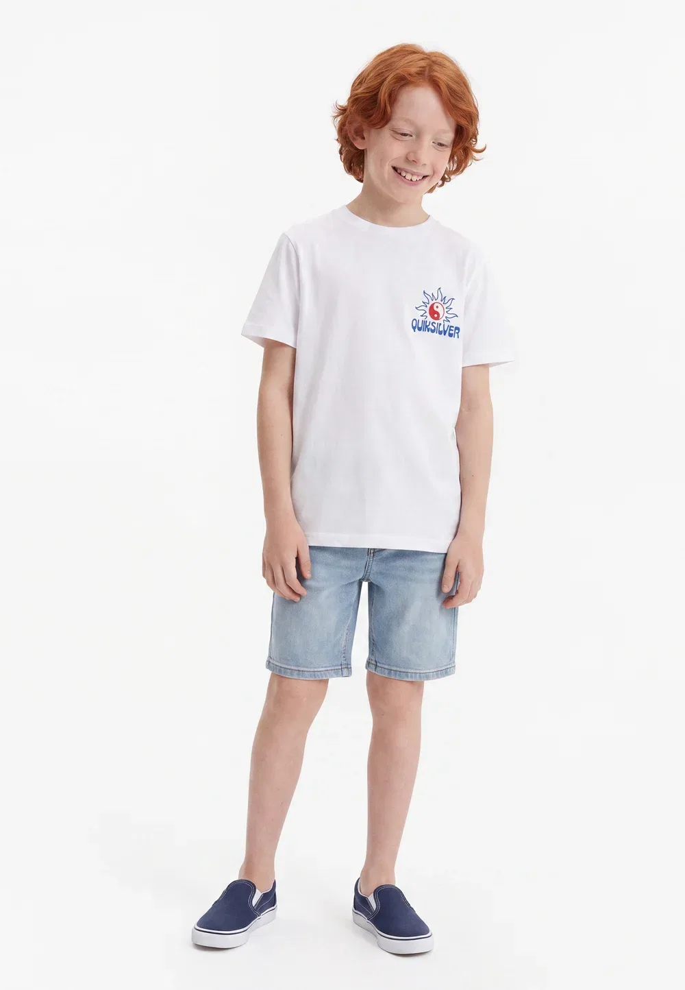 Fusion - футболка с принтом Quiksilver, White