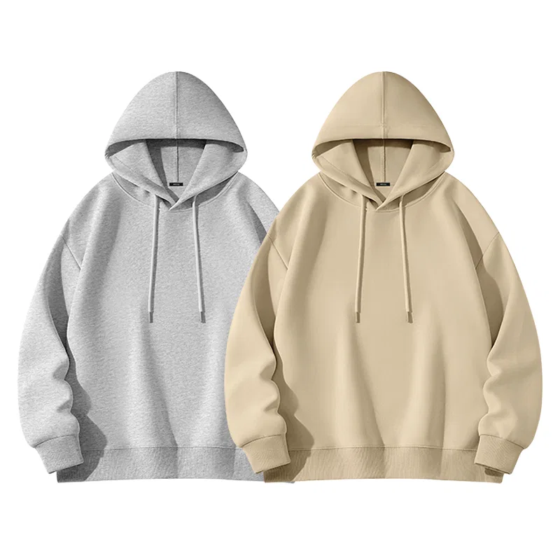 Детский свитшот с принтом комплект 2 шт MINISO, Heather Gray+Khaki
