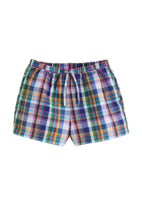 Шорты в клетку Regular fit pullon shorts Next, multicoloured check, мультиколор