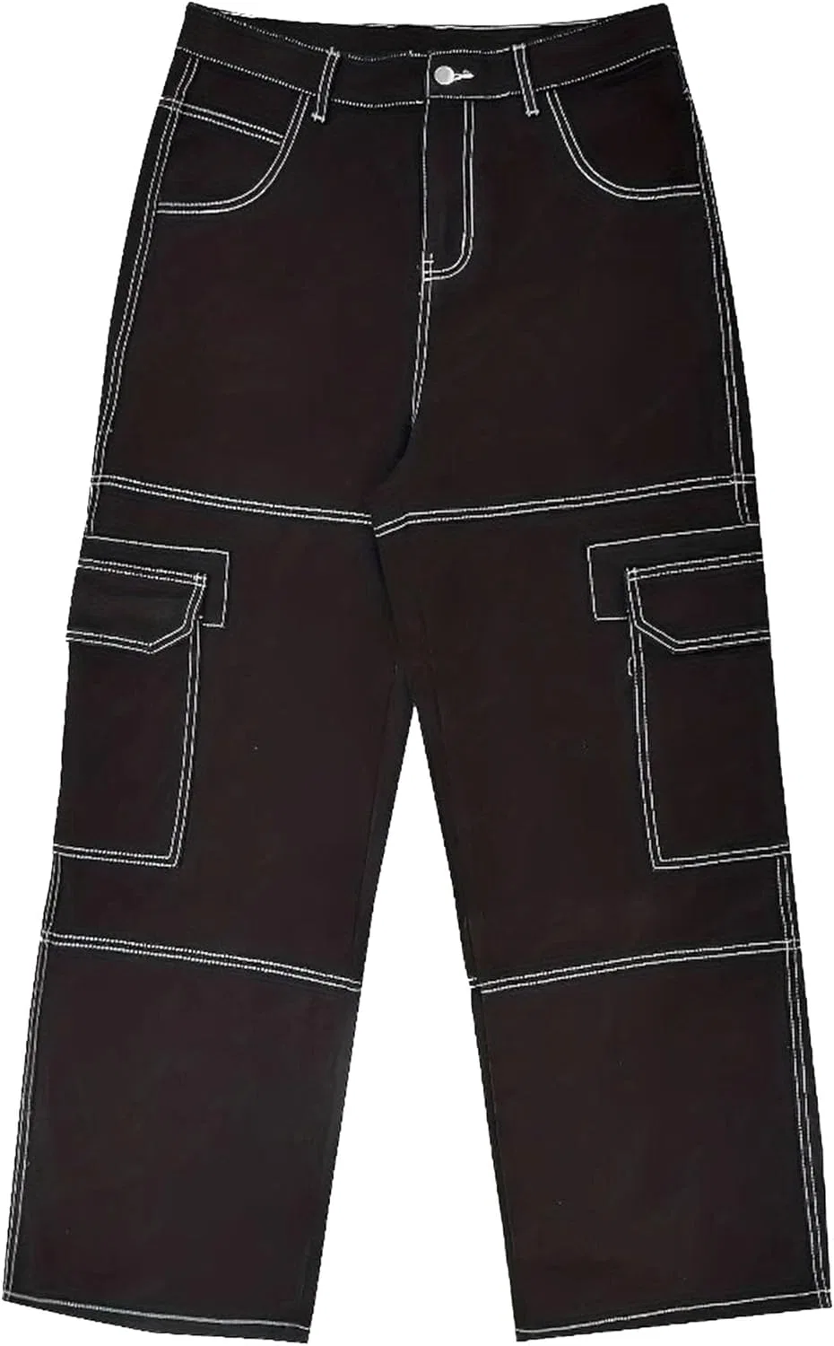 Джинсы свободные, Baggy Cargo, Black