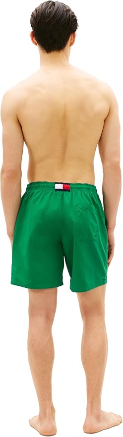 Плавательные шорты Tommy Hilfiger 7" with Drawstring Quick Dry, зеленый — фото 4