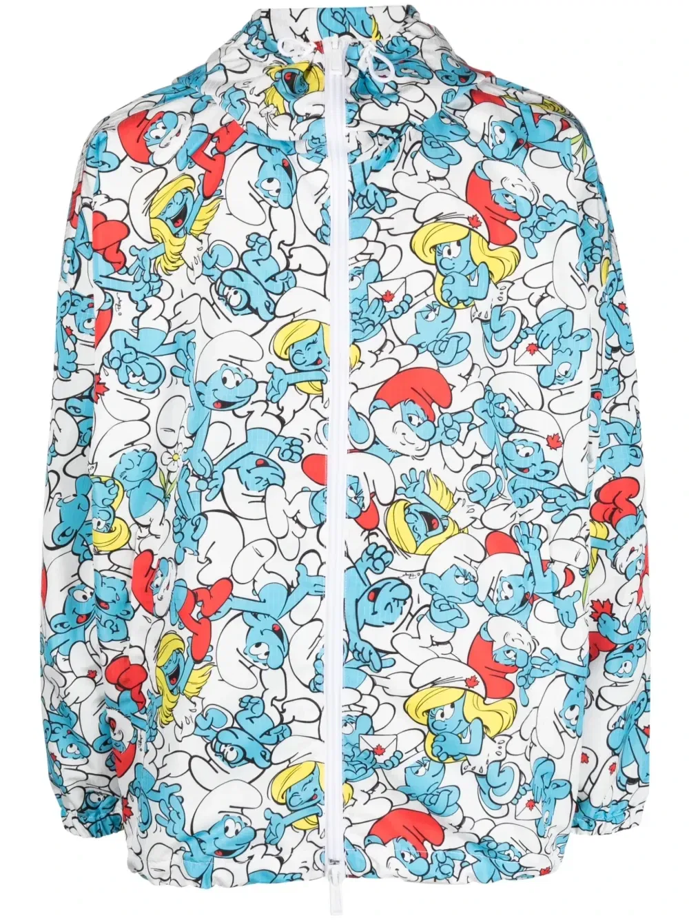 Куртка с капюшоном и принтом Smurf Dsquared2, белый