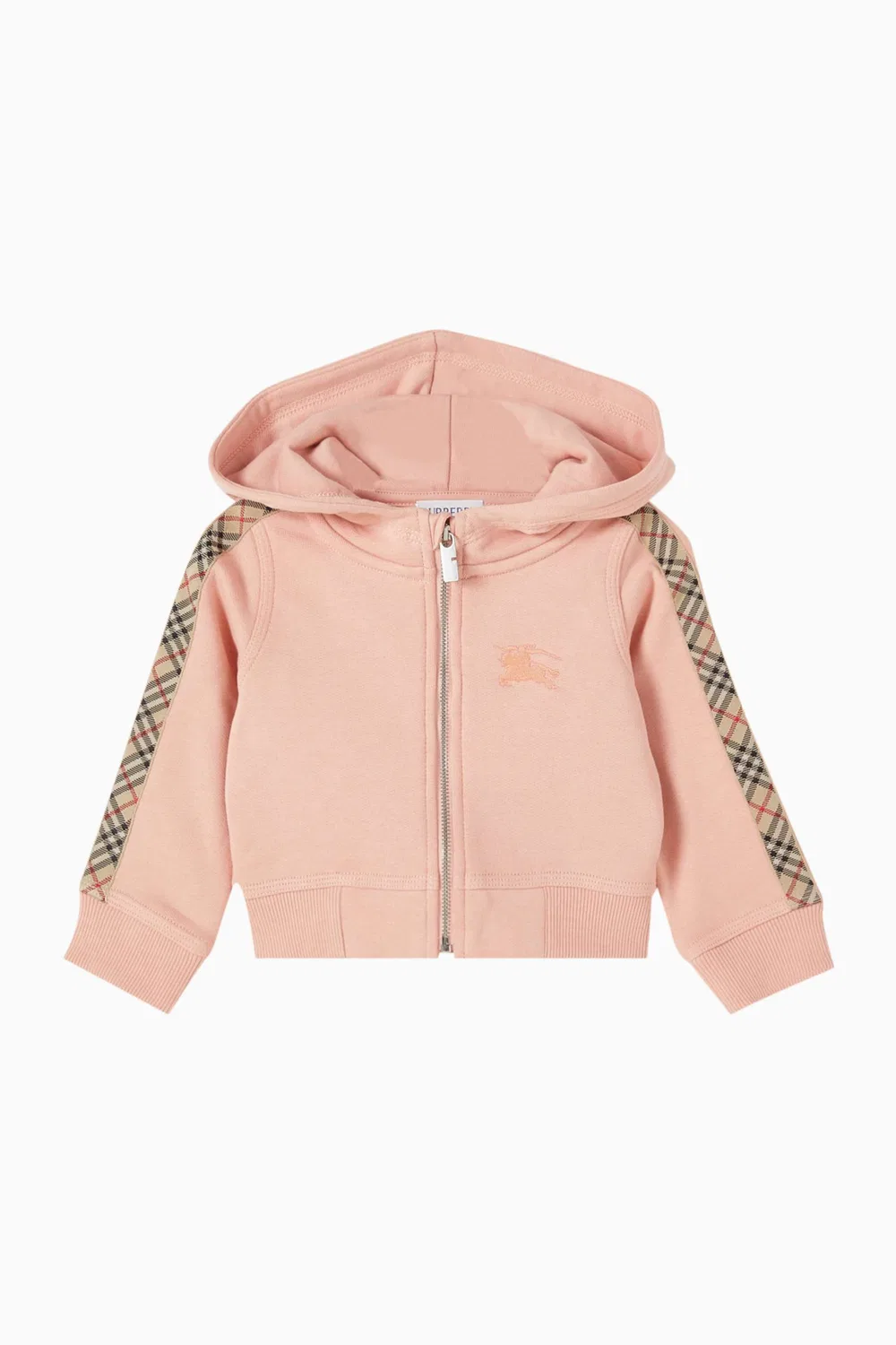 Худи на молнии с контрастной тесьмой Burberry