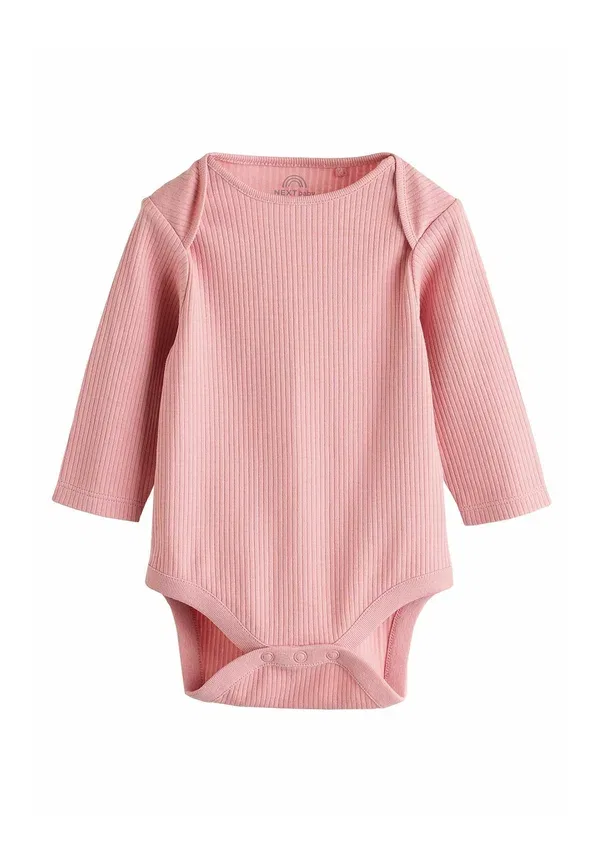 Боди с длинным рукавом Regular fit-long sleeve 5 pack - body Next, Pink, розовый — фото 2