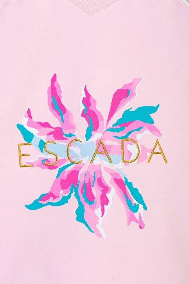 Детская толстовка для девочек с принтом Escada, Powder — фото 3