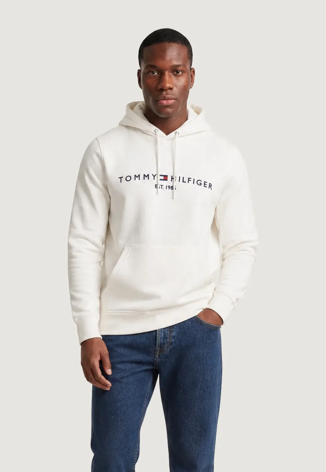 Худи с логотипом Tommy mw0mw11599 Tommy Hilfiger, Sour-Cream