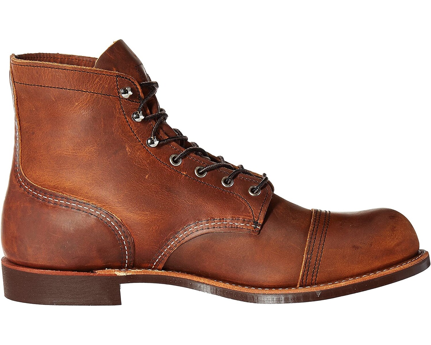 Ботинки 6" Iron Ranger Lug Red Wing Heritage, медь грубый жесткий