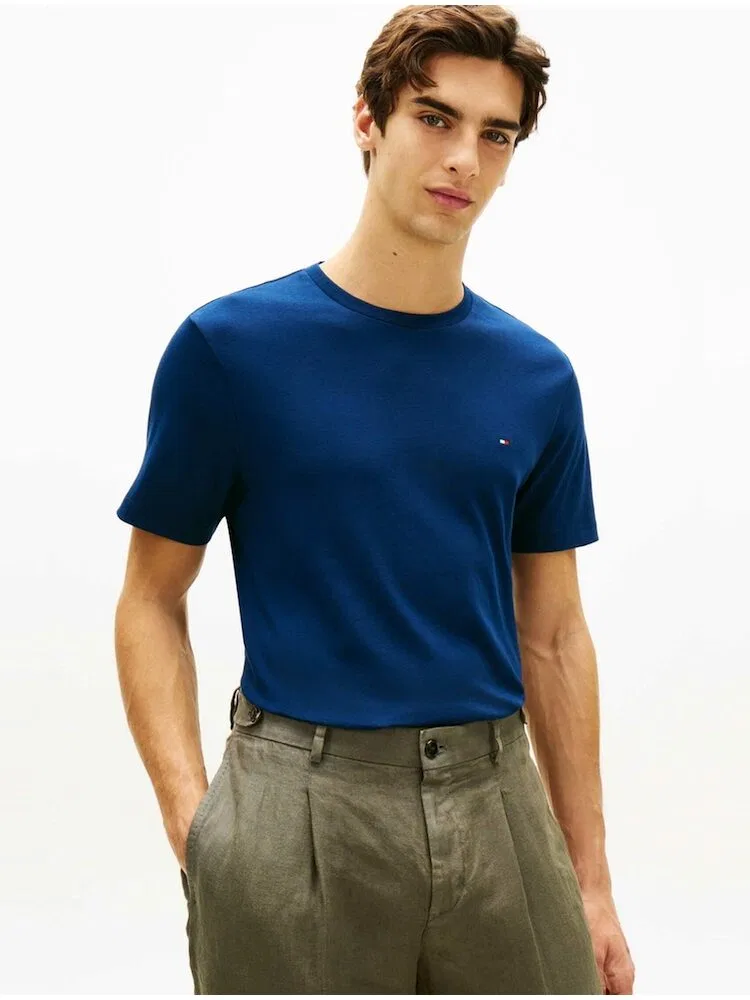 Футболка с коротким рукавом Light Interlock TOMMY HILFIGER, Navy