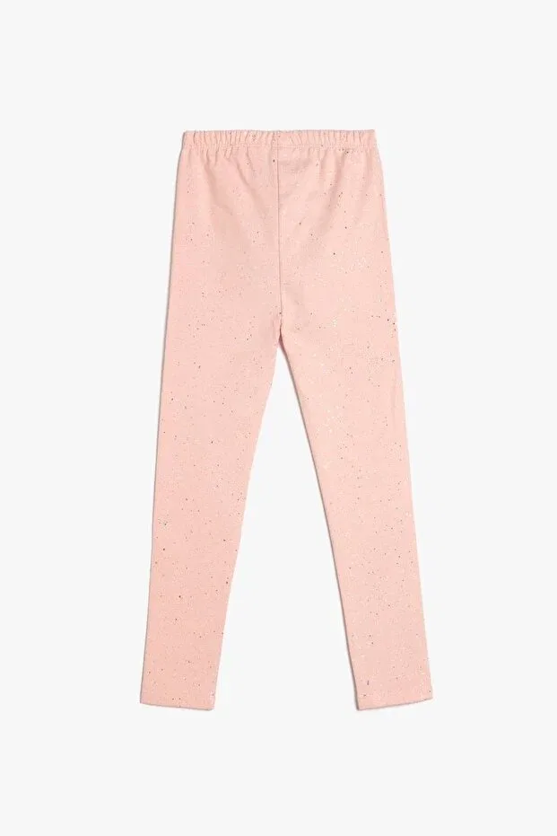 Детские леггинсы для девочек хлопковые Koton, Pink — фото 2