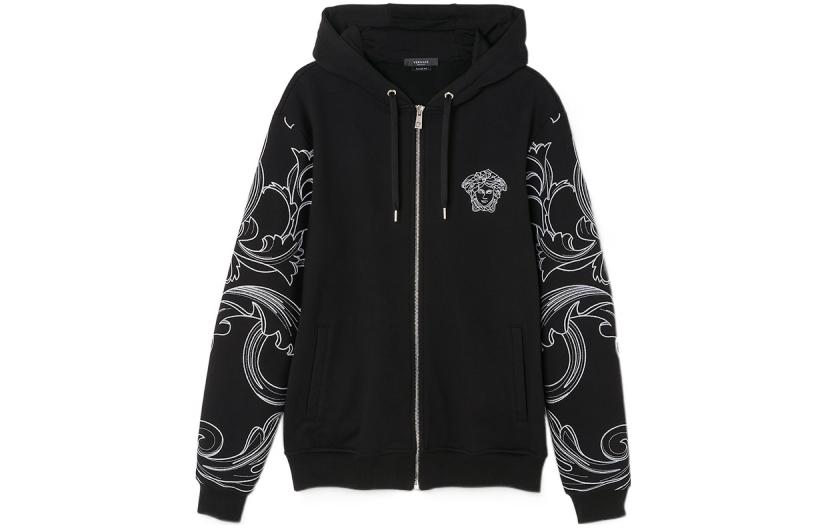 

FANSIZHE Толстовка Мужская Черная VERSACE